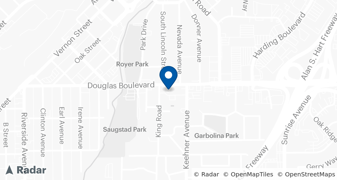 Map of Dairy Queen Location:: 912 Douglas Blvd, Roseville, CA, 95678-2712